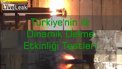 PKK Sığınak Delen Müthiş Bomba