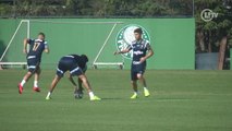 Fellype Gabriel se recupera de lesão e treina no Palmeiras