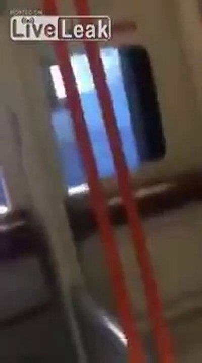 LiveLeak.com -  Racist muslim man threatens an English girl in the train