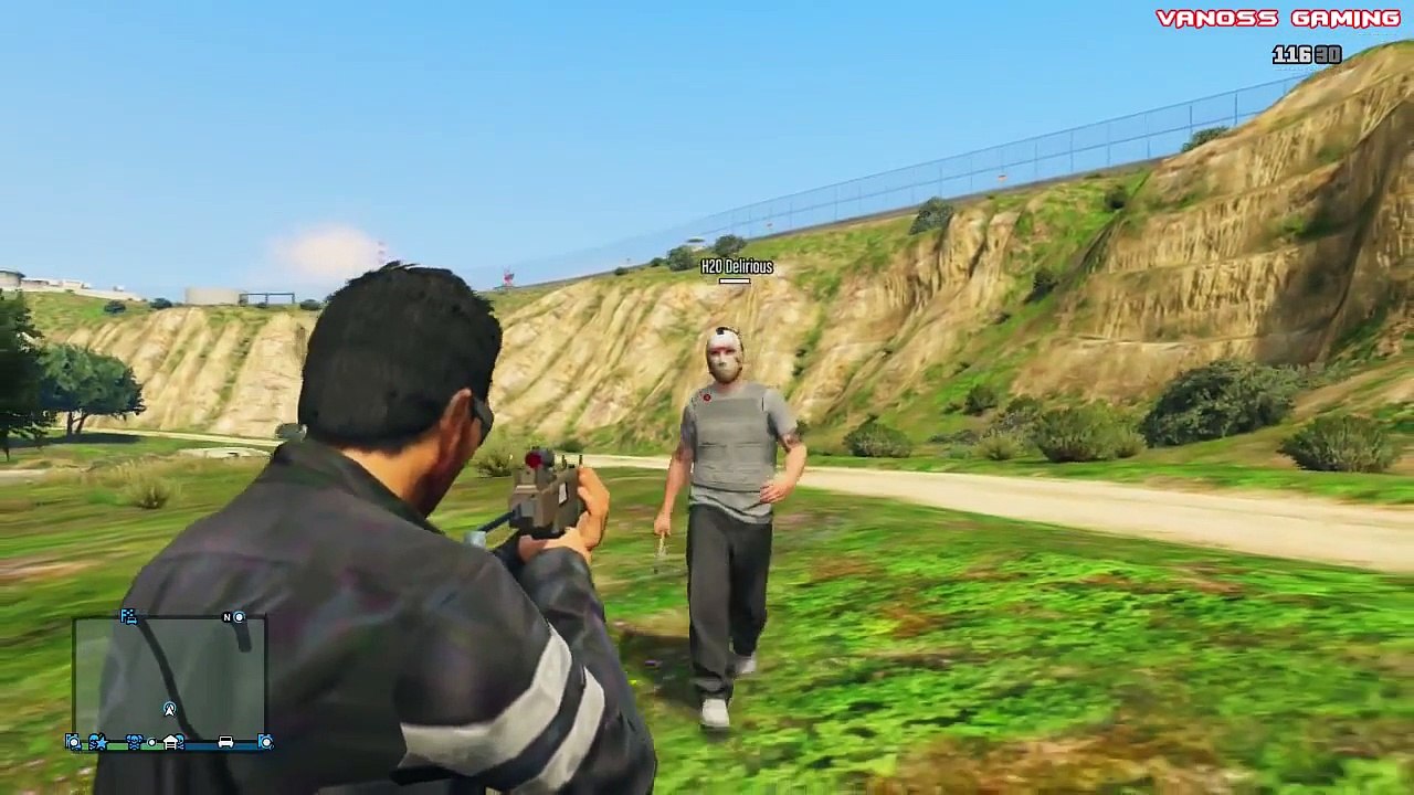 VanossGaming Gmod GTA 5 Online Funny Moments | Vanoss: INVISIBLE TRAIN GLITCH, JERKING