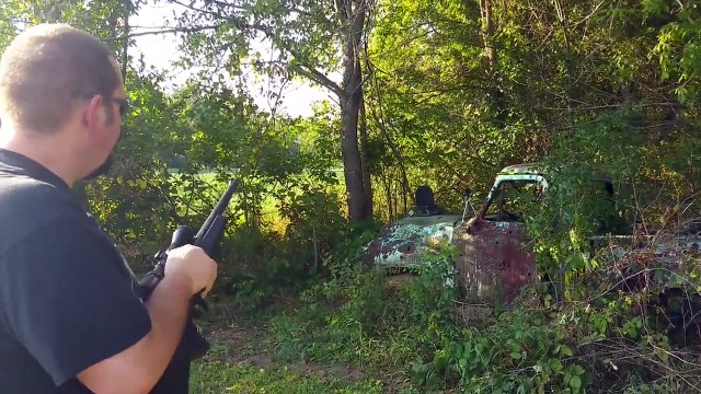 LiveLeak.com - Homemade Armor-piercing 12 Gauge Tungsten Carbide Slugs