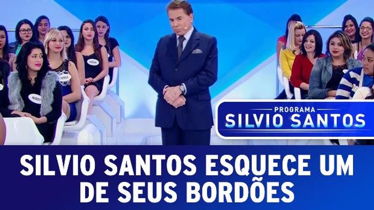 Silvio Santos esquece um de seus bordões