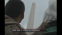 Mudança no visual do Obelisco confunde moradores e turistas em Buenos Aires