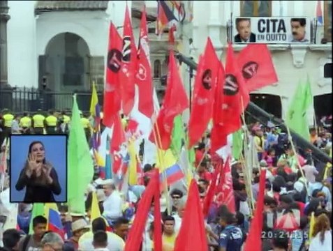 Así se desarrolló la agenda de los presidentes de Colombia y Venezuela en Quito