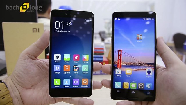 So sánh Infocus M810T vs Xiaomi Redmi Note 2