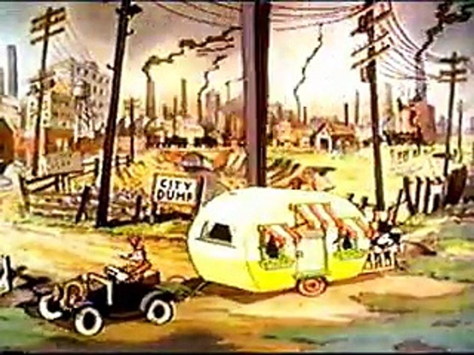 Mickey Mouse 1938 Mickey's Trailer