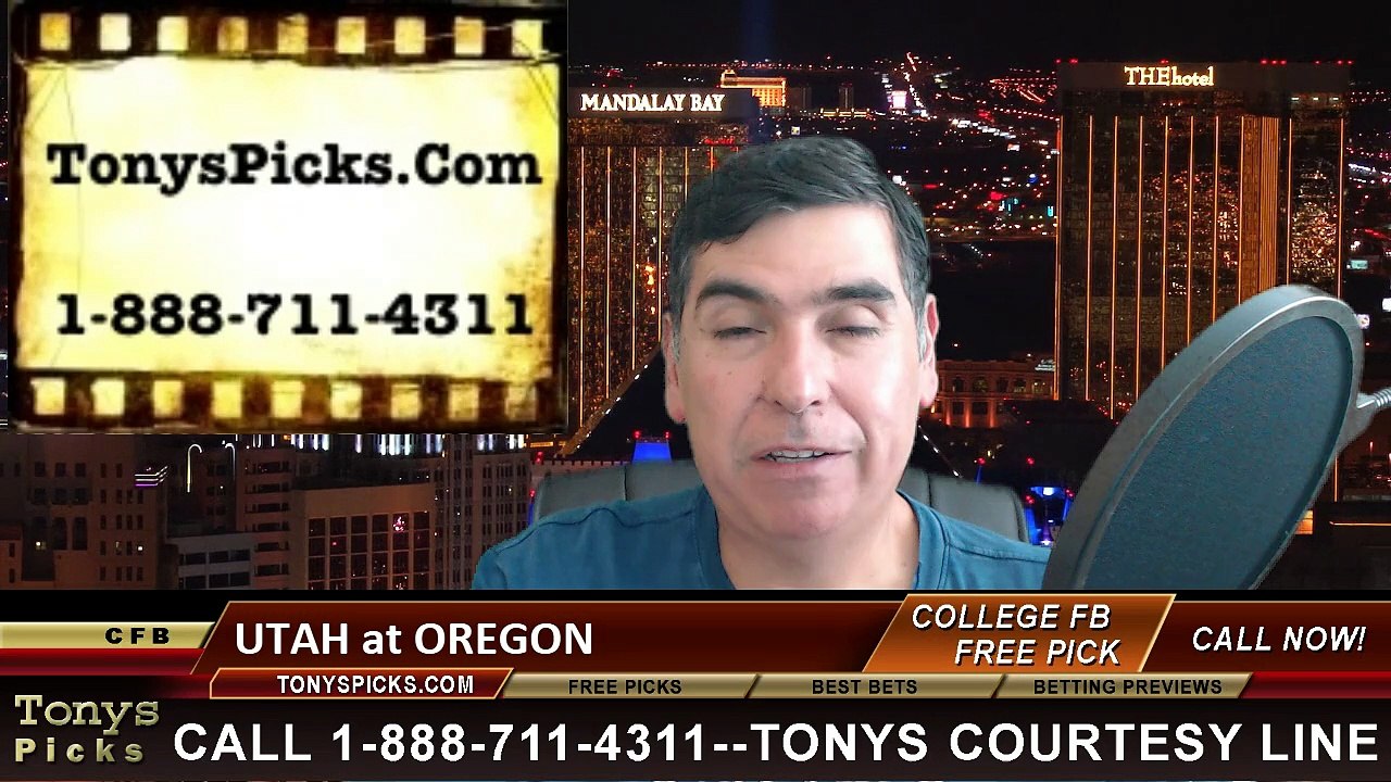 Oregon Ducks vs. Utah Utes Free Pick Prediction NCAA College Football Odds Preview 9/26/2015