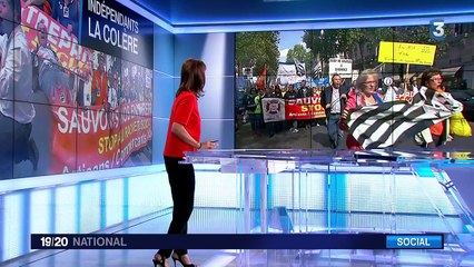 Manifestation contre le RSI : "J'ai failli me suicider", assure un agent immobilier