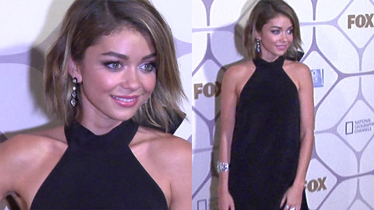 Sarah Hyland Little Black Dress At Emmy Awards 2015 After-Party