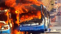 Protesters burn buses demanding better transportation