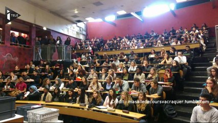 Des amphithéâtres bondés dans les universités françaises