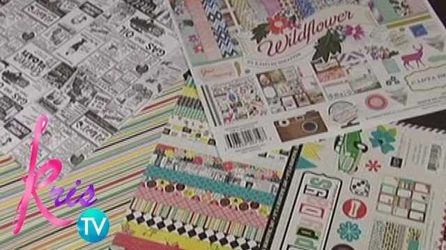 Kris TV: Kris enjoys making her own card