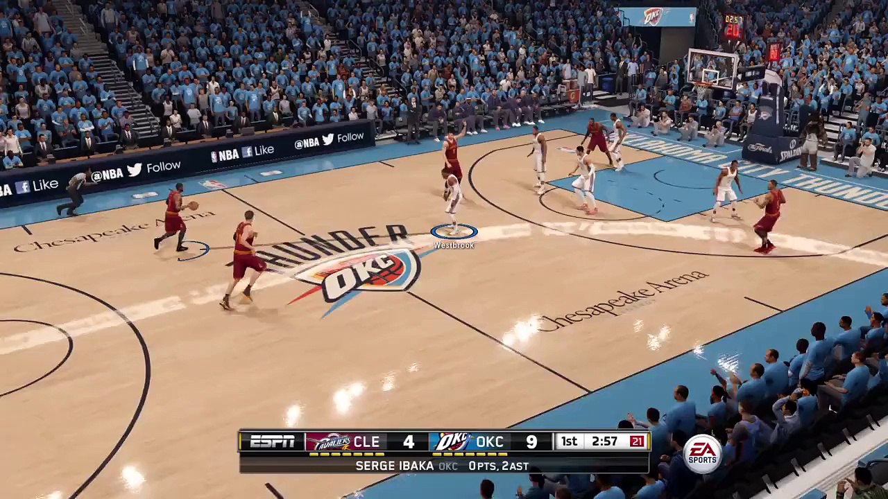 NBA Live 16 et ses lancers-francs complétement buggés