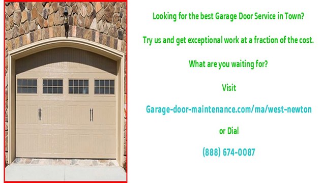 West Newton, MA Garage Door Repair Service & Maintenance