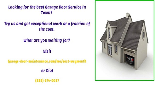 Garage Door Parts Repair & Replacement in East Weymouth, MA