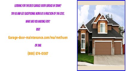 Expert Garage Door Repair Methuen, MA