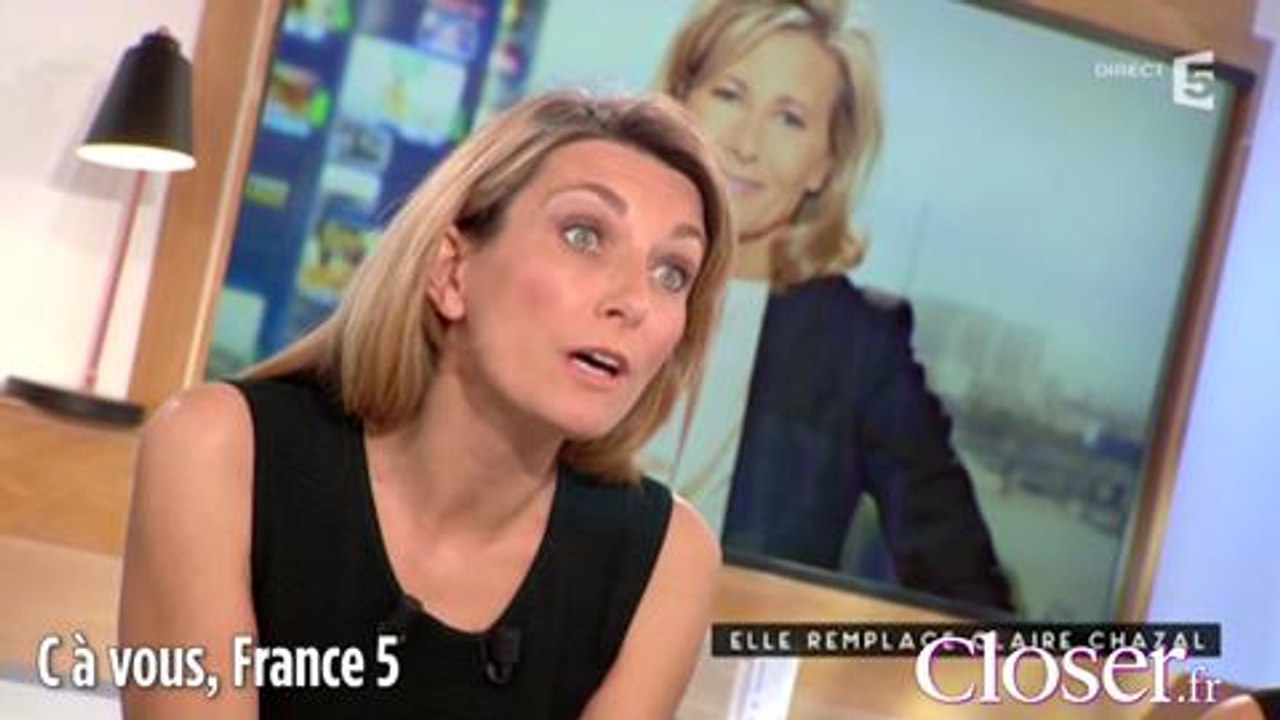 C à vous : Anne-Claire Coudray pas préparée au départ de Claire Chazal