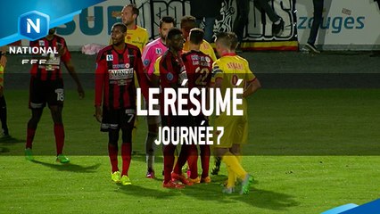 Championnat National : les buts de la 7e journée (2015-2016)