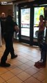 Police Detains Man On Drugs At McDonalds