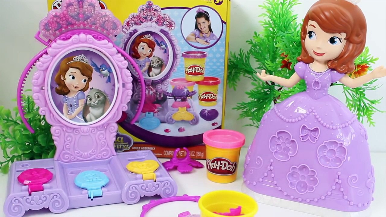 Sofia The First Play Doh Amulet & Jewels Vanity Set Disney Princess Princesita Sofia Jugue