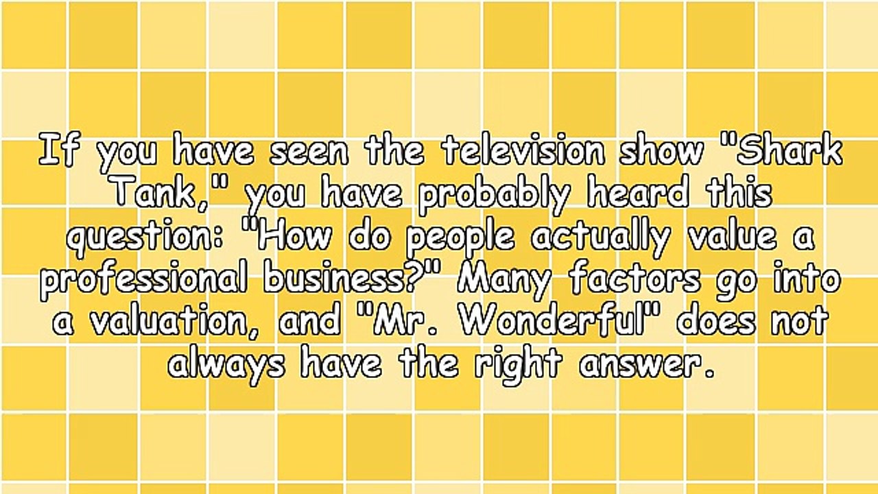 How To Value A Professional Practice