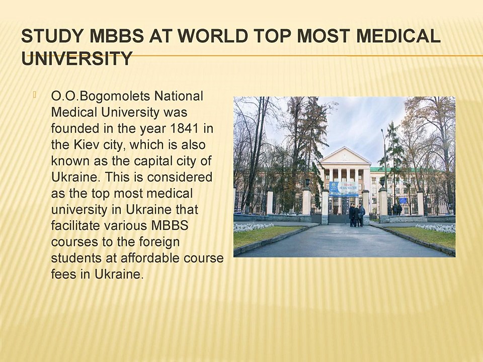 Studying Medicine Overseas Now Become Affordable in Ukraine