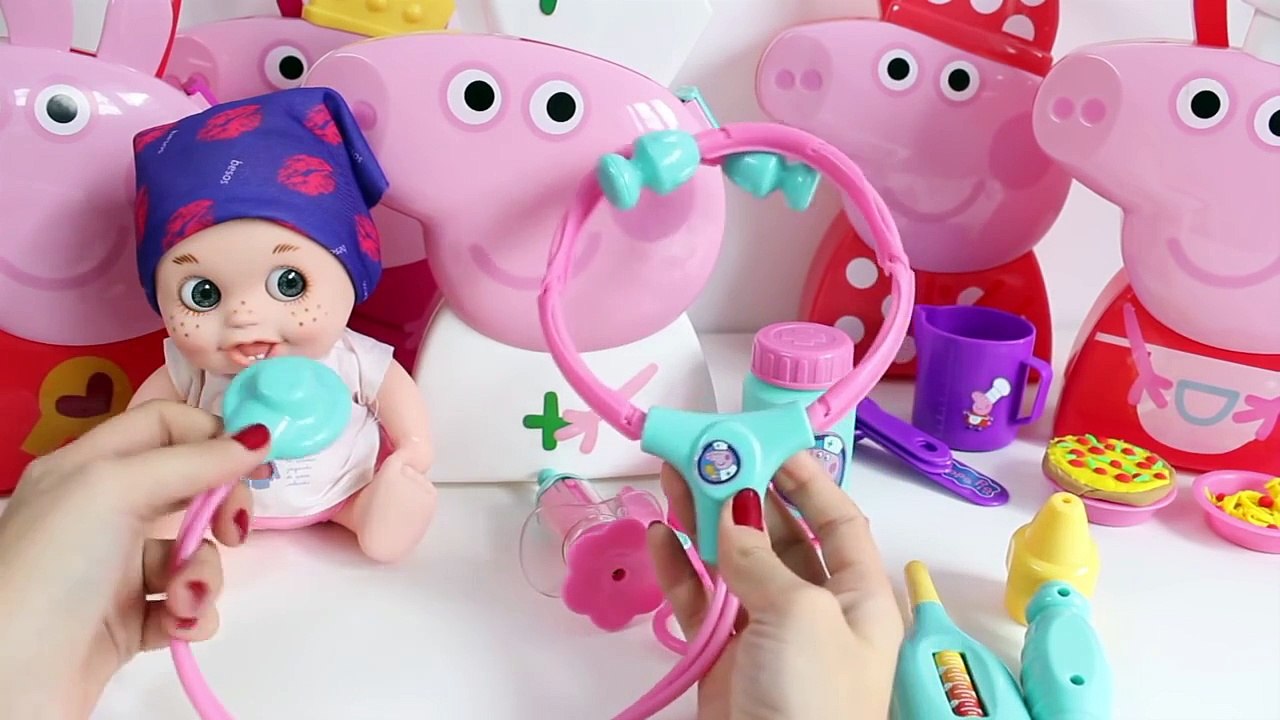 Peppa Pig Chef Peppa Pig Doctors Case Peppa Nurse Peppa Pig Hair Style Juguetes de Peppa