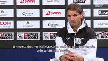 Rafael Nadal Press conference / QF Swiss Indoors Basel 2015