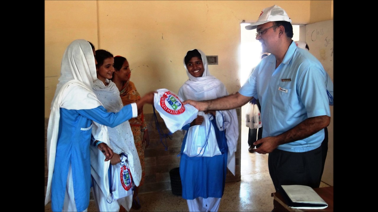 Distribution of Note Books & Stationery with Bags-2013 Under CSR by Pak Suzuki
