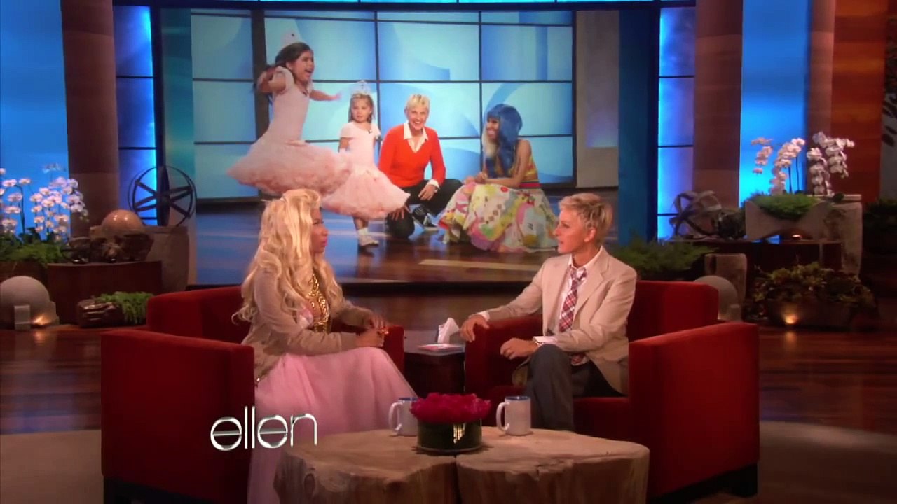 Nicki Minaj Catches Up with Ellen