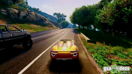 GTA 5 Porsche 918 Spyder Crash Testing!