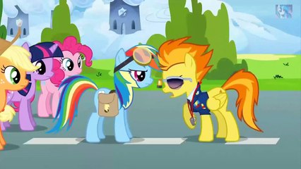 My Little Pony: FiM Rainbow Dash Teaches Spitfire a lesson [HD+]