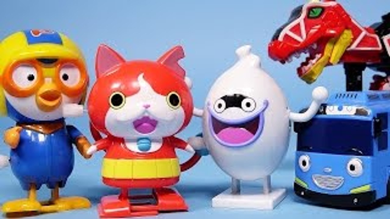 요괴워치 폴리 뽀로로 타요 다이노포스 태엽 장난감 Youkai watch Pororo