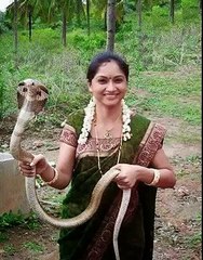 WhatsApp Funny Videos 2015 - Girl With Snake Image - Funny Videos 2015