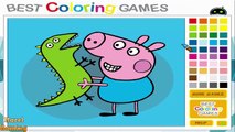 Peppa Pig - Colorear Familia Pig - Bebé Vídeos Juegos Para Niños Español