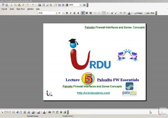 PA Firewall Essentials Lecture 5