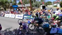 Cycling Crash at Tour Down Under  Nasty Wreck