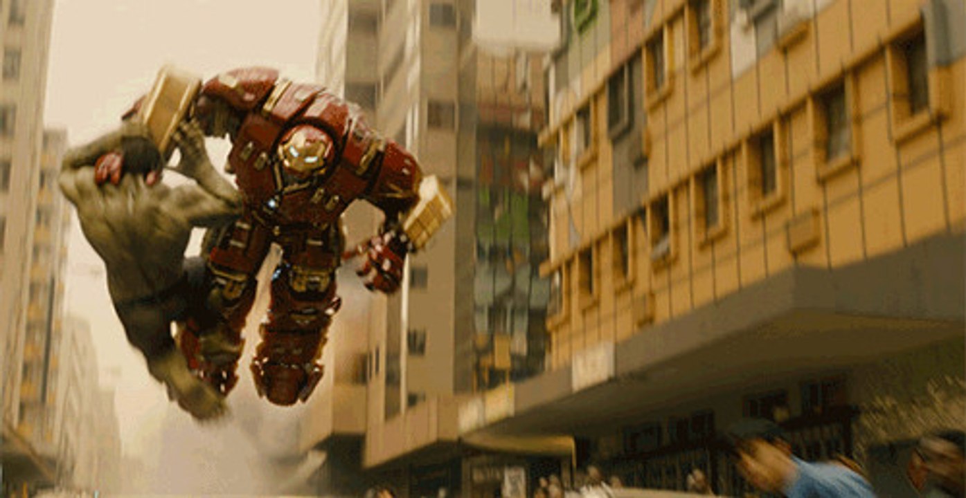 Hulk vs Hulkbuster (Iron Man Mark 44) Full Fight Scene - Avengers Age of Ultron