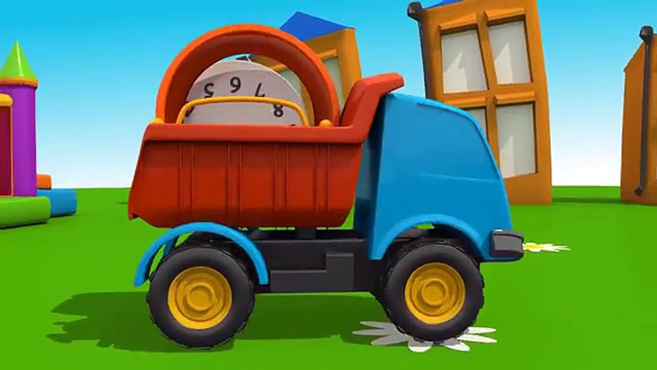 Kids 3D Construction Cartoons for Children 15 - Leo's ALARM CLOCK Assembly _