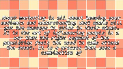 Event Marketing 101 - How To Get The Crowds In