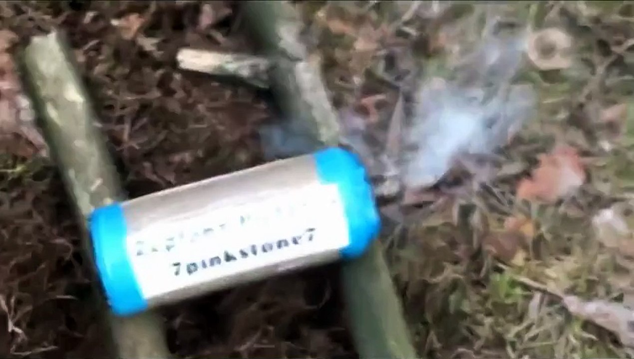 Newspaper Smoke Bomb || HD