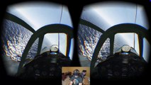War Thunder - Landing On A Carrier Pt. 2 Simulator - Oculus Rift DK2 - The Fails.