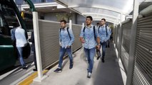 FC Barcelona squad arrive in Madrid and ready to face Getafe