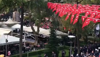 Trabzon Meydan Parkı'nda AK Parti ve MHP karşı karşıya geldi