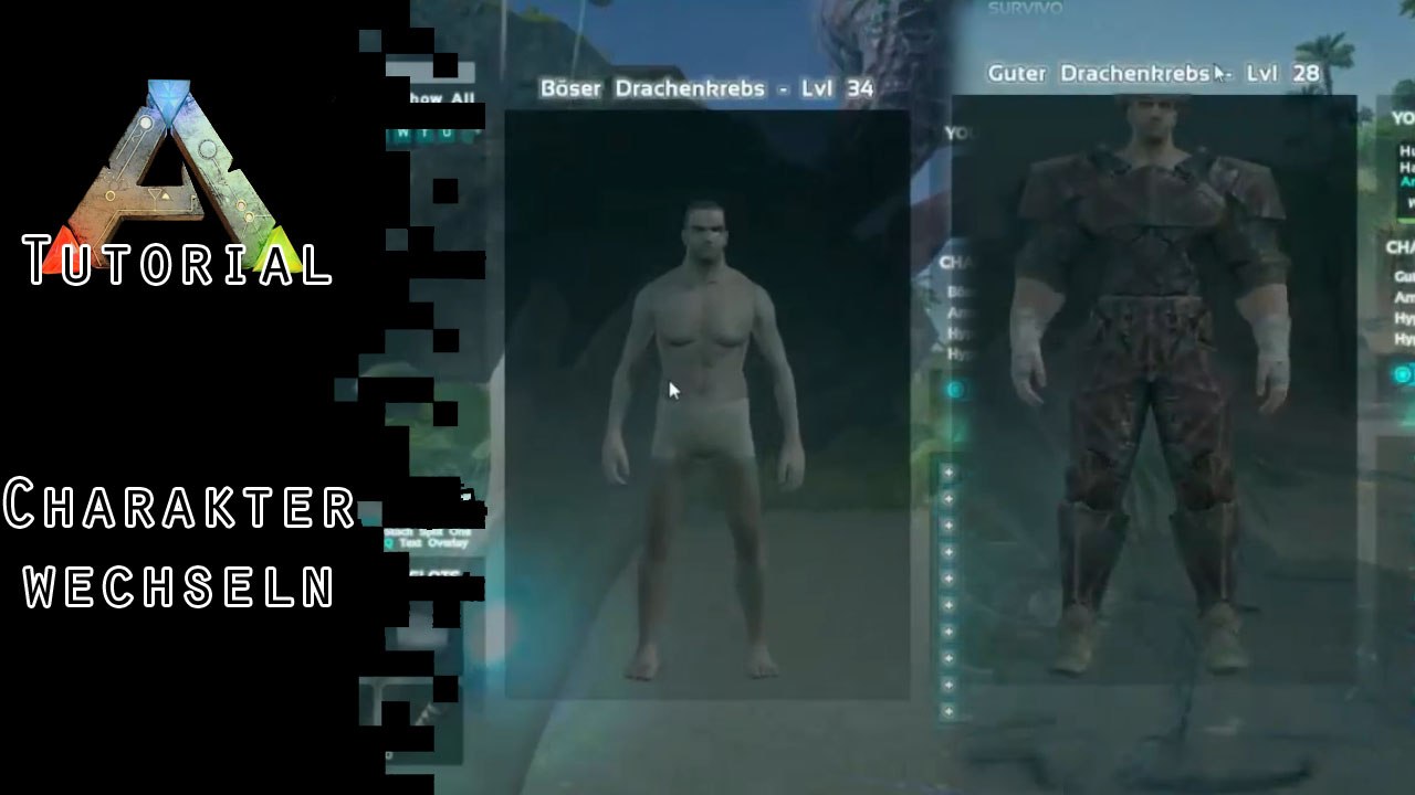 ARK Tutorial: Charakter wechseln