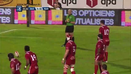 PRO D2 - Résumé Dax-Narbonne: 21-16 - J7 - Saison 2015/2016