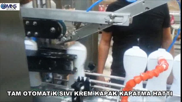 TAM OTOMATİK SIVI KREM KAPATMA HATTI