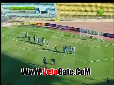 صلاح عاشور يتقدم بالهدف الاول انبى فى المصرى