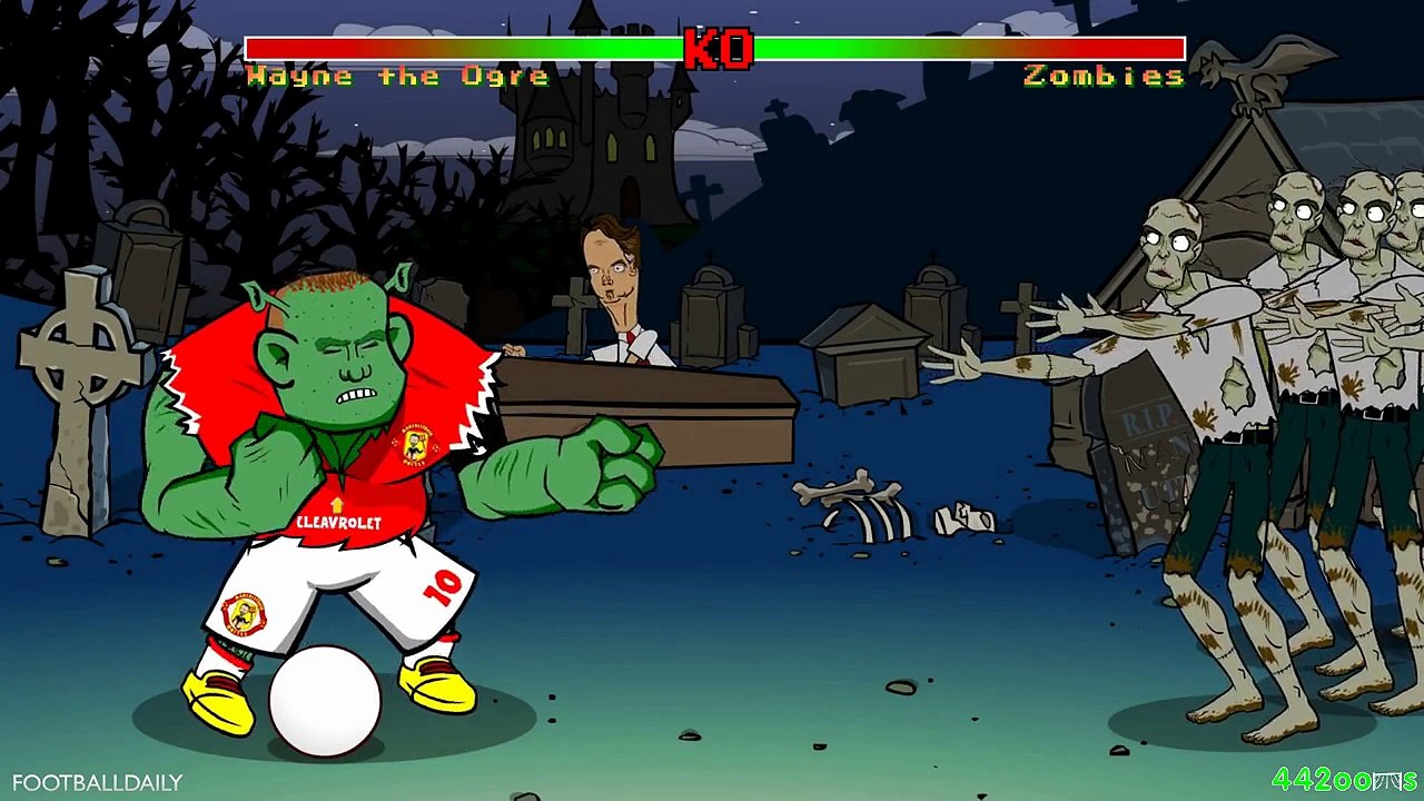 Footballers vs Zombies - 2015! HALLOWEEN SPECIAL! (Messi, Muller, Rooney, Zlatan, Vidal!)
