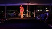 Cassie Gonzalez sings 'How Great Thou Art' at the tent Elvis Week 2015